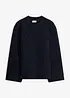 Oversized genser med flettemønster, bonprix