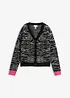 Jacquardstrikket cardigan, bonprix