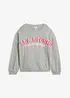 Sweatshirt i myk bomullsmiks, bonprix