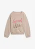 Sweatshirt i myk bomullsmiks, bonprix