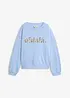 Sweatshirt i myk bomullsmiks, bonprix