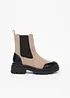 Chelseaboots med grov såle, bonprix