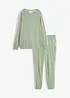 Joggedress i 100% bomull (2-delt sett), bonprix