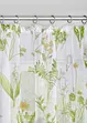 Gardin med blomsterprint, med resirkulert polyester (1-pack), bonprix