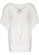 Bluse med blonde, bonprix