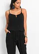 Jumpsuit med blonde, bonprix
