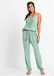 Jumpsuit med blonde, bonprix