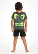 Shorty-pyjamas (2 deler) "GLOW IN THE DARK", bonprix