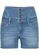 Jeans-shorts med høyt liv, bonprix