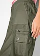Cargo-jeans, Mid Waist, lang, bonprix