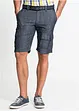 Cargo-bermuda i chambray, Loose fit, bonprix