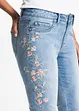 Jeans med broderi, bonprix