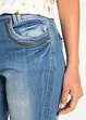 Slim Fit-jeans i capri-lengde, Mid Waist, bonprix