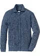 Ribbestrikket cardigan med bomull, bonprix