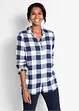 Flanellbluse, langermet, bonprix