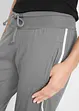 Joggebukse av bomull (2-pack), capri-lengde, bonprix