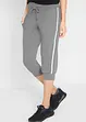 Joggebukse av bomull (2-pack), capri-lengde, bonprix