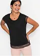 Boxy topp med blonde, bonprix