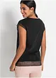 Boxy topp med blonde, bonprix