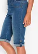 Jeans-bermuda med elastisk linning, bonprix