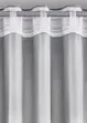 Mikrofibergardin med resirkulert polyester (2 pack), bonprix