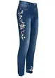 Jeans med broderi, bonprix