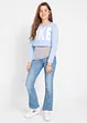 Bootcut-jeans med stretch, Mid Waist, bonprix