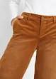 Kordfløyelsbukse med stretch, Wide, bonprix