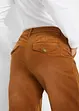 Kordfløyelsbukse med stretch, Wide, bonprix