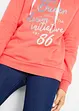 Sweatshirt med glitterprint, bonprix