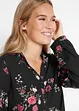 Lang bluse i lett viskose, bonprix