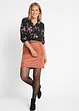 Lang bluse i lett viskose, bonprix