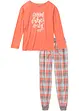 Pyjamas med oversized topp, bonprix
