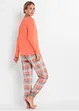 Pyjamas med oversized topp, bonprix