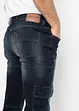 Slim Fit cargo-stretchjeans, Straight, bonprix