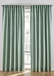 Mikrofibergardin med resirkulert polyester (2 pack), bonprix