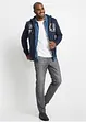 Jeansskjorte, Slim Fit, langermet, bonprix