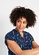 Kortermet bluse i lett viskose, bonprix
