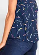 Kortermet bluse i lett viskose, bonprix