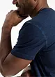 Kortermet bestefartrøye i 100% bomull i vasket look, bonprix