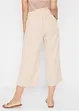 Culotte i lin, legglang, bonprix