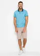 Poloshirt med brystlomme, kort arm, bonprix