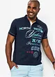 Kortermet poloskjorte i jersey, bonprix