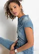 Denim jumpsuit med knapper, RAINBOW