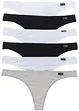 Stringtruse med økologisk bomull (6-pack), bonprix