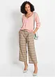 Oversized genser med V-hals, bonprix