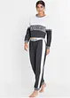 Pyjamas og en noe kortere, langermet topp, bpc bonprix collection