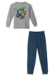 Pyjamas med økologisk bomull (2-delt sett), bonprix