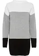 Lang genser med striper, bonprix