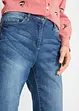 Jeans-bermuda med stretch og oppbrettet nederkant, bonprix